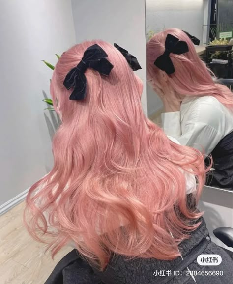 Dusky Pink Hair, Dusty Pink Hair, Ombre Hair Color Ideas, Long Pink Hair, Pink Blonde Hair, Pink Ombre Hair, Korean Hair Color, Hair Color Pink, Ombre Hair Color