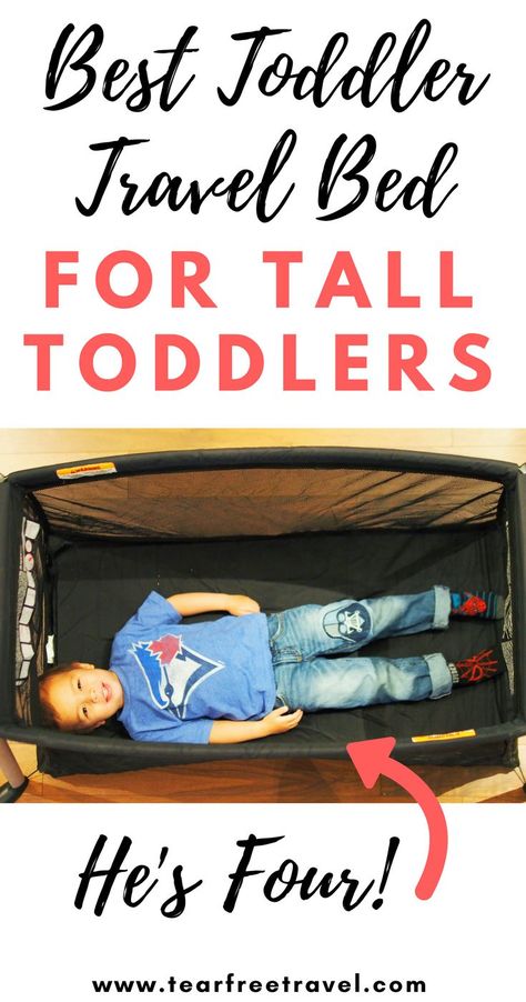 Are you looking for the best toddler travel bed? When our toddler grew too big for the playpen we wanted a portable crib that was going to last until he was out of the crib! In this article, I'll review the best toddler travel beds for toddlers still in t Camping Bed For Toddler, Beds For Toddlers, Portable Toddler Bed, Toddler Travel Bed, Baby Travel Bed, Baby Travel Gear, Portable Bed, Travel Bed, Toddler Crib