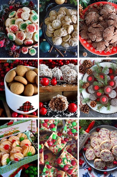 As Christmas Day draws closer, many of us tend to wish for a few more hours. 50 Make Ahead Freezer Friendly Christmas Recipes will help to eliminate some of that last minute holiday stress. Whip up a few of these confections now and freeze them until company comes; there's no need for last minute baking this Christmas season! #christmas #makeahead #freezer Pistachio Pudding Cookies, Christmas Shortbread, Ginger Molasses Cookies, Spritz Cookies, Canadian Food, Lord Byron, Truffle Recipe, Christmas Sweets, Food Group