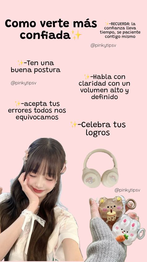 -Como verte más confiada Best Friend Challenges, Friend Challenges, Girl Advice, Makeup Clothes, Skin Tips, Body Health, Glow Up?, Fashion Makeup, Connect With People