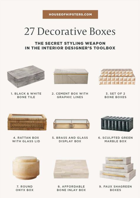 Vintage House Interior, Hipster Home Decor, Marble Box, Pretty Storage, Display Coffee Table, Decorative Storage Boxes, Organic Decor, Inspire Me Home Decor, Box Houses