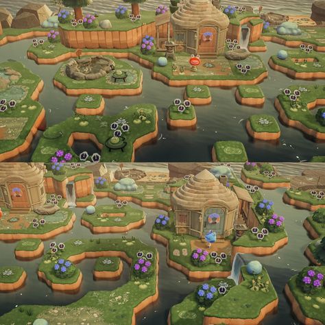 Acnh Swamp, Cozy Gamer, Island Theme, Island Ideas, Aesthetic Cute, Wide Angle, Animal Crossing, Nintendo Switch, The Creator