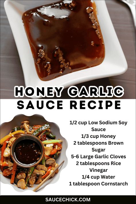 Honey Garlic Sauce Recipe, Huhot Recipe, Honey Sauce Recipe, Chinese Garlic Sauce, Homemade Hamburger Buns, Recipes With Soy Sauce, Garlic Sauce Recipe, Cooking Recipes In Urdu, Healthy Honey