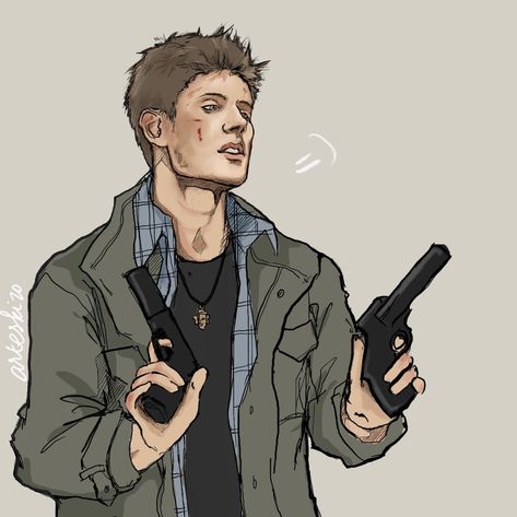 Dean Winchester Fanart, Thing To Draw, Spn Fanart, Supernatural Lucifer, Au Memes, Supernatural Fanart, Supernatural Drawings, Supernatural Comic, Supernatural Fan Art