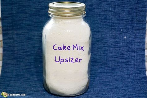 Cake Mix Upsizer - by Budget101 Cake Mix Extender Recipe, Strawberry Zucchini, 7up Biscuits, Mock Strawberry, Zucchini Jam, Bread Machine Mixes, Laundry Sauce, Easy Pastry, Jam Homemade