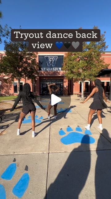 WHS Varsity Cheer on Instagram: "Tryout Dance back view!!! Tryouts less than 2 weeks away!" Easy Cheer Stunts, Cheer Dances, Easy Cheers, Cheer Pom Poms, Varsity Cheer, Cheer Stunts, Cheer Dance, Dance Team, Back View