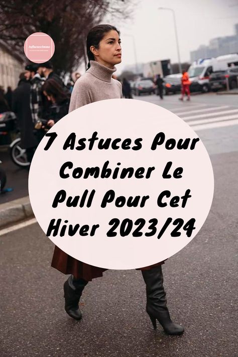 Les températures imposent un changement radical de garde-robe et, avec les vestes et les bottes , le pull devient la pièce phare du style. Un vêtement, en principe, basique qui peut néanmoins donner beaucoup de jeu. Ces looks automne-hiver seront votre moodboard. Les détails font la différence, cela ressemble à un cliché, mais dans la mode, cette devise fonctionne toujours. Winter Fashion Outfits Classy, Inspiration Mode, Winter Fashion Outfits, Mix N Match, Blogging, Winter Outfits, Winter Fashion, Layering, Coin