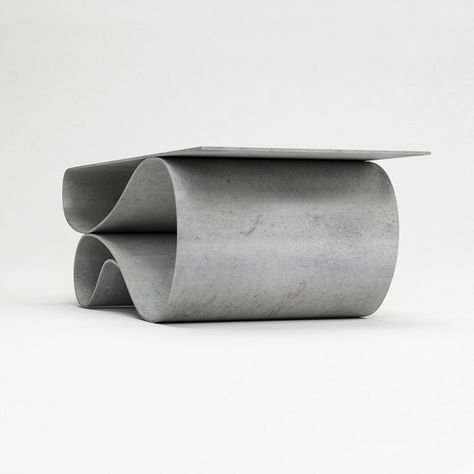 The Whorl table of the concrete canvas furniture collection by Neal Aronowitz. Schools Interior, Concrete Cloth, Offices Interior, Bedrooms Interior, Canvas Furniture, Apartments Interior, Canvas Table, Company Interior, Rooms Modern