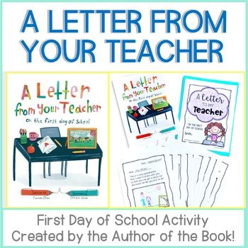 Letter From Your Teacher, Letter Writing Format, Back To School Activity, Reading Aloud, Writing Support, Writing Lines, First Day Of School Activities, School Plan, School Activity