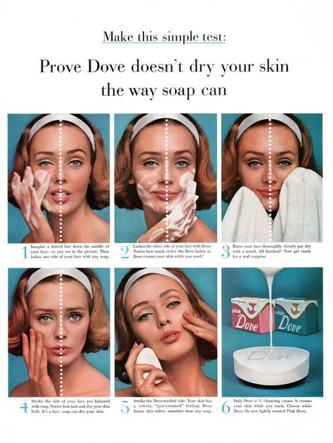 Vintage Ad Vintage Skincare Ads, Vintage Soap Ads, Vintage Makeup Ads, Dove Soap, Vintage App, Beauty Ads, Beauty Advertising, Makeup Ads, Old Makeup