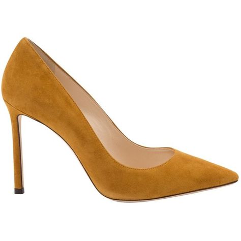 Pre-owned Jimmy Choo Heels (915 BRL) ❤ liked on Polyvore featuring shoes, pumps, other, women shoes heels, mustard yellow pumps, mustard yellow shoes, mustard suede pumps, pointed toe shoes and suede pumps Mustard Yellow Shoes, Mustard Heels, Jimmy Choo Romy 100, Mustard Shoes, Heels Jimmy Choo, Women Shoes Heels, Yellow Pumps, Jimmy Choo Pumps, Pointy Toe Shoes