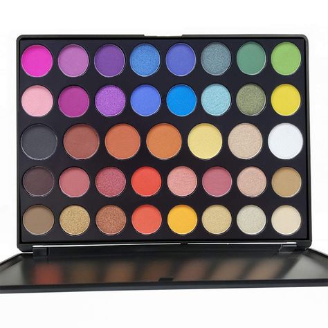 Neutral Eye Shadow, Shimmer Eyeshadow Palette, High Pigment Eyeshadow, Makeup Pallets, Makeup Eyeshadow Palette, Neutral Eyes, Matte Makeup, Neutral Eyeshadow, Pigment Eyeshadow