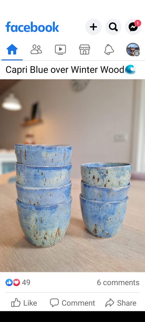 Mayco Capri Blue Glaze, Mayco Glaze, Locked Tomb, Glaze Combos, Painted Ceramics, Glaze Ideas, Ceramics Inspiration, Pottery Inspo, Pottery Glaze