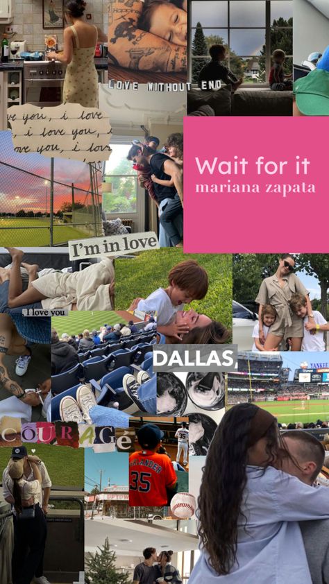 #waitforit #marianazapata #books #bookcollage #wallpaper #vibes Natasha Madison Books Aesthetic, Wait For It Mariana Zapata, Books Couple, Bookish Wallpaper, Wallpaper Vibes, Book Hangover, Waiting For Love, Book Wallpaper, Book Aesthetics