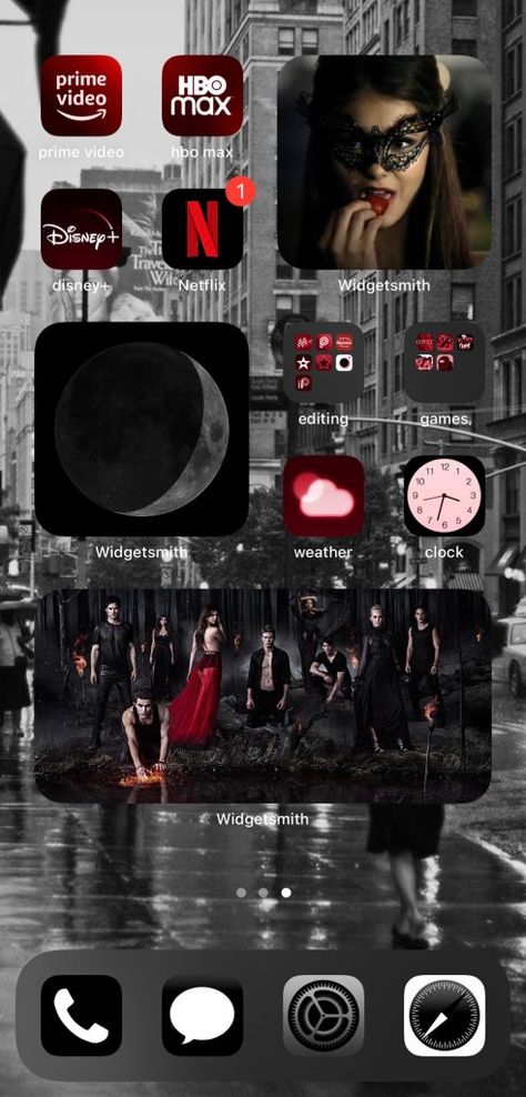 Wallpaper Vampire Diaries, Themed Home Screen, Snapchat Nicknames, Diary App, Disney Netflix, Home Screen Ideas, The Vampire Diaries Characters, Vampire Diaries Poster, Iphone Ideas