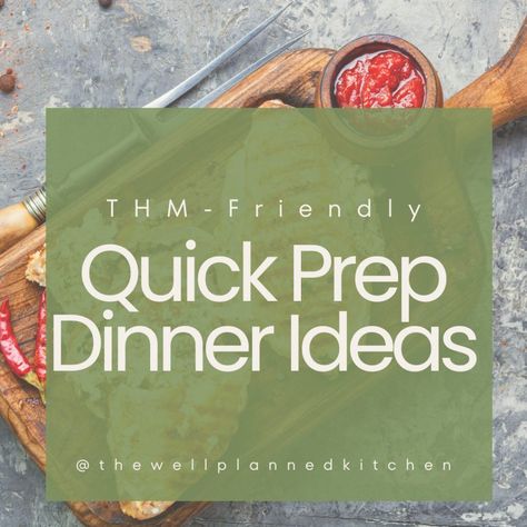 Quick Prep THM-Friendly Dinners Cheesy Bacon Chicken, Slow Cooker Quinoa, Crockpot Pork Roast, Baked Pesto Chicken, Slow Cooker Spaghetti, Trim Healthy Mama Plan, Healthy Freezer Meals, Creamy Cucumber Salad, Trim Healthy Mama Recipes