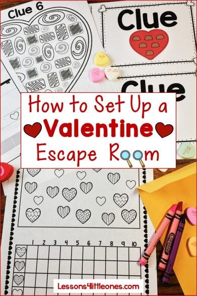 Valentine Party Ideas For Upper Elementary, Valentine’s Day Escape Room For Kids, Fun Valentines Games For Kids, Valentine Escape Room For Kids, Valentine’s Day Activities 2nd Grade, Valentine’s Day Party Classroom, Classroom Valentine Activities, Valentine For Students From Teacher, Valentines In The Classroom