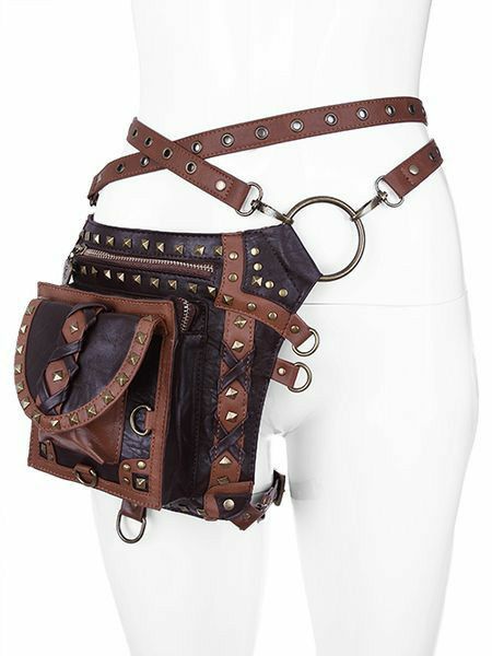 Steampunk Holster, Steam Punk Diy, Steampunk Mode, Steampunk Outfits, Moda Steampunk, Steampunk Bag, Mode Steampunk, Holster Bag, Style Steampunk