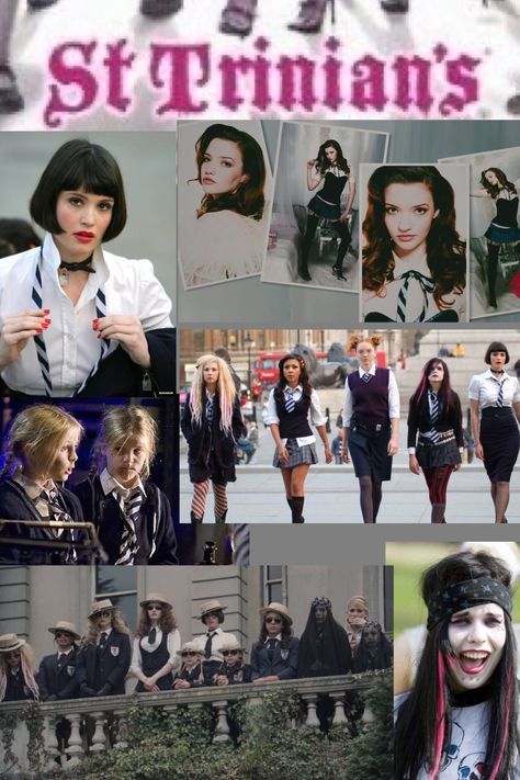 St Trinians Aesthetic, Halloween Diy Costume, St Trinians, Cool Britannia, Diy Costume Ideas, Ideas De Collage, Punk Princess, Film Journal, Gemma Arterton