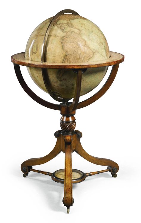 At Home Library, Antique Globe, English Country Manor, Ethan Allen Furniture, Country Manor House, Sothebys Art, Armillary Sphere, Antique World Map, Globe Art