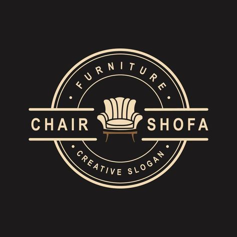 Logo Design Furniture, Interior Logo Design, Furniture Store Logo, Sofa Room, Interior Logo, Farm Logo, Furniture Logo, Free Furniture, Furniture Sofa