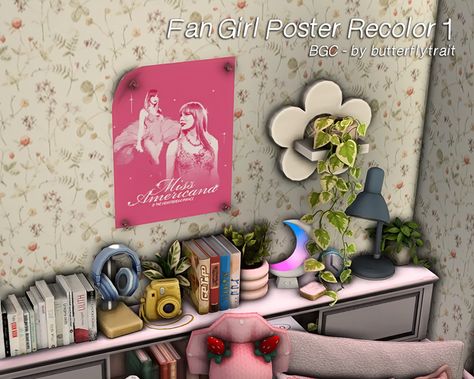 random recolors set | Patreon Sims 4 Cc Posters Lana Del Rey, Sims 4 Sabrina Carpenter, Lana Del Rey Sims 4 Cc, Sims 4 Posters Cc Patreon, Sabrina Carpenter Sims 4 Cc, Sims 4 Posters Cc, Be With You Movie, Girl Posters, Cute Poster