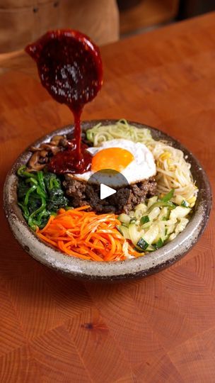 2.2M views · 32K reactions | Argentina Beef Tapa Bibimbap | Over the years we’ve seen many takes on korean bibimbap ranging from vegetarian options to other meats like spam, but have you ever had bibimbap with beef tapa?Argentina Meats #SarapArgentina#ArgentinaTenderTapa #foodph #pinoycooking #pinoyeats #beeftapa #pinoyfood #filipinofood #koreanfood #asmr #cookingasmr | Jujumao | BINI · Karera Beef Tapa, Korean Bibimbap, Bibimbap Recipe, Pinoy Food, Food Inspo, Vegetarian Options, Filipino Recipes, Korean Food, Have You Ever