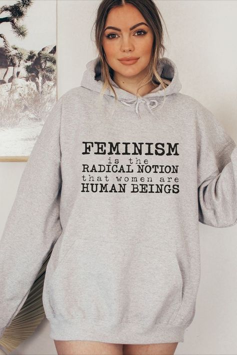 Feminist Hoodie, Equal Rights, Comfy Hoodies, Valencia, Graphic Sweatshirt, Sweatshirts Hoodie, Human, Sweatshirts, Clothes