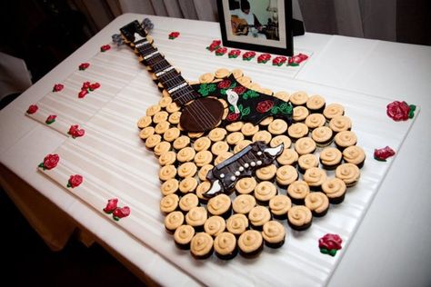 Guitar Grooms Cake, Dried Fruit Cake, Grooms Cake Tables, Music Cupcakes, Acoustic Guitar Cake, Guitar Cake, Wedding Cake Knife, Rustic Wedding Cake Toppers, Cake Central