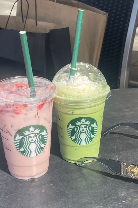 #aesthetic #starbucks #matcha #matchalatte #pinkdrink #spring Aesthetic Starbucks, Starbucks Matcha, Pink Drinks, Spring Aesthetic, Matcha Latte, Starbucks Drinks, Mojito, Matcha, Collage