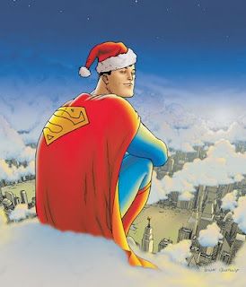 DC Comics Christmas Cover Supergirl Superman, Christmas Comics, Have A Happy Holiday, Bloc Party, Working Overtime, Christmas Cover, Alvin And The Chipmunks, Christmas Shows, Merry Christmas To All