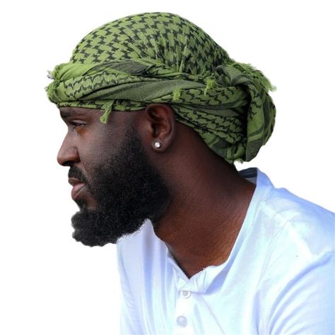 PRICES MAY VARY. 【Halo Turban Design for Men】: The satin turbans protects your waves, braids, and hair from drying out and reduce frizz, hair loss, tangles. Perfect for keeping your hair fresh. Our men turban durag is designed to give you the perfect fit every time, With our pre-tied satin turban, you can finish the tie in seconds, no matter what you have a lot of hair or a little, it will stay in your head securely. 【One Size Fits Most】: Our mens head wraps with good flexibility and elasticity Mens Head Wrap, Men Turban, Satin Turban, Scarf For Hair, Long Twist, Turban Headwrap, Head Covering, Green Hair, Head Scarf