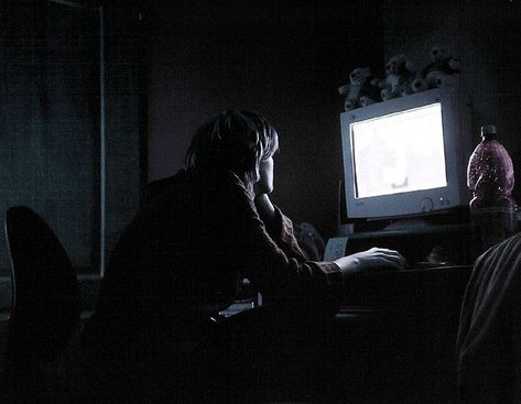 Late Night Computer Aesthetic, Dark Computer Room, Computer Dark Aesthetic, Dark Computer Aesthetic, Person On Computer Reference, On Computer Reference, Sleep Aesthetic Dark, Computer Aesthetic Dark, Help Me Sleep