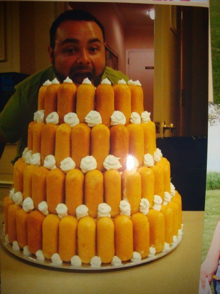 Kim's This 'n That: Happy Birthday Twinkie Twinkie Cake, Pizza Wedding, Cake Tower, Magic Cake, Roasted Peppers, Grooms Cake, Ice Cream Cake, 80 Years, Clean Eating Snacks