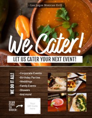 Food Flyer Design Creative, Catering Poster Design, Catering Flyer Design, Catering Advertising Ideas, Catering Business Cards Design, Catering Brochure Design, Dinner Flyer Design Event Posters, Restaurant Flyers, Flyer Design For Restaurant