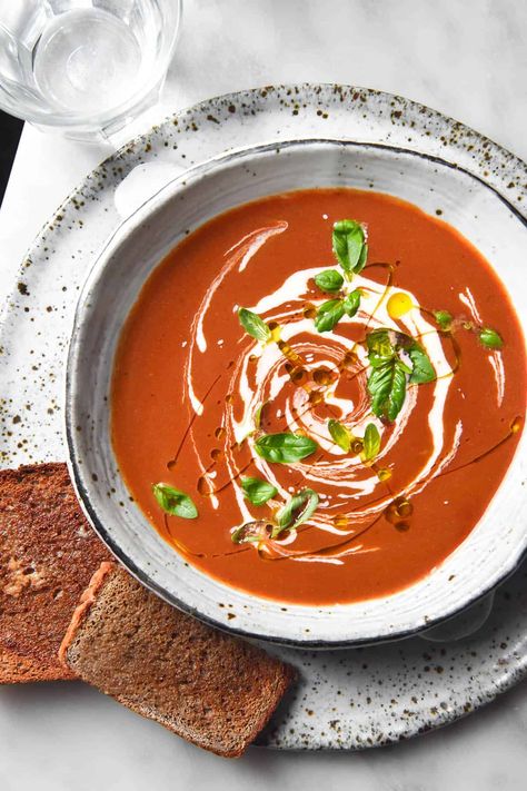 Low Fodmap Tomato Soup, Fodmap Soup, Gluten Free Buckwheat Bread, Dairy Free Tomato Soup, Low Fodmap Vegetables, Gluten Free Vegan Bread, Buckwheat Bread, Gluten Free Toast, Vegan Bread Recipe