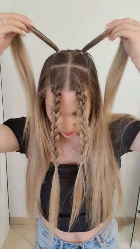 Easy Hair Tutorials 💇’s Instagram video: “Easy & Beautiful 😍🥰 Follow @hairs.diy to get more hair style ideas and learn simple beautiful hair styles 💓 . @poppy_hairstyles .…” Poppy Hairstyles, Cute Christmas Hairstyles, Easy Hair Tutorials, Amazing Hairstyles, Hair Tutorials Easy, Nails Makeup, Easy Hair, Hair Tutorials, Instagram Video