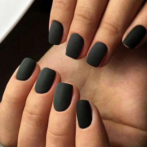 Nails Boho, Black Nails With Glitter, Square Press On Nails, Nails Glossy, Nails Matte, Nails Fashion, False Nail, Matte Nails, Artificial Nails