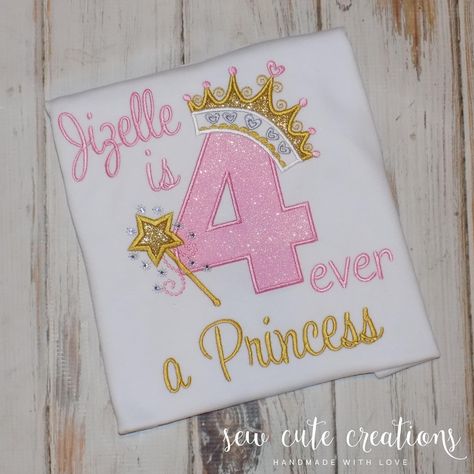 Four ever Princess Birthday shirt, 4 Princess birthday party outfit, Girl Fourth birthday shirt, Glitter princess, Sew cute creations Forever A Princess Party, Princess Birthday Party Outfit, Fourth Birthday Shirt, Princess Birthday Shirt, 4 Princess, Birthday Party Outfit, Princess Wands, Princess Shirt, Birthday Party Outfits