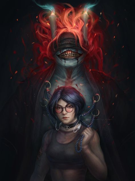 Olga_Artwork Twitter Yui Kimura Fanart, Yui Kimura Dbd, Dead By Daylight Wallpaper, Dbd Wallpaper, Dead By Daylight Art, Dbd Fanart, Scary Wallpaper, Creepy Horror, Dead By Daylight