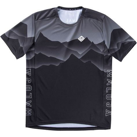 Experience ultimate comfort with the Maloja Men's ChandolinM Multi Short-Sleeve Mountain Bike Jersey. This high-performance garment boasts quick-drying fabric, ensuring you stay dry and comfortable during intense rides. The breathable material enhances airflow, keeping you cool in heated situations. The jersey's stretchy fabric ensures unrestricted mobility while the stylish design adds flair to your outdoor adventures. With its sleek pocket design, you can carry essentials effortlessly. Enhance Mountain Bike Jersey Design, Sport T Shirt Design Ideas, Dry Fit Tshirt Design, Running Shirt Design Ideas, Running Jersey Design Ideas, Mtb Jersey Design, Sport T Shirt Design Men, Running Jersey Design, Running Shirt Design