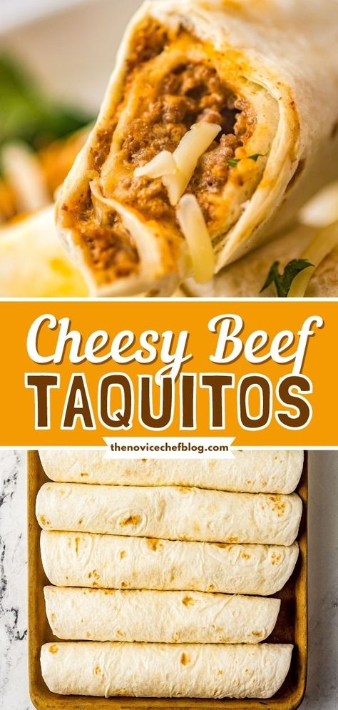 Oven Baked Taquitos, Beef Taquitos, Baked Taquitos, Taquitos Recipe, Easy Oven, Lost 100 Pounds, Beef Recipes Easy, Beef Recipes For Dinner, Beef Dinner