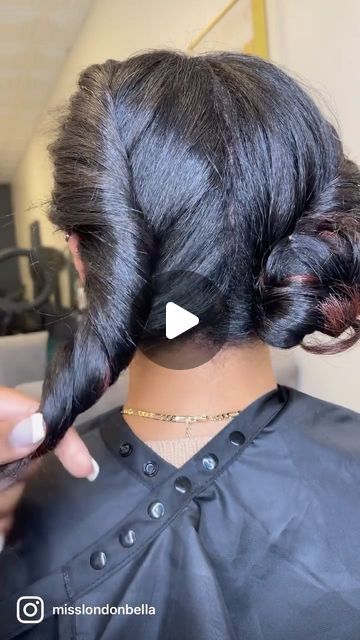 ATL Silk Press Specialist on Instagram: "Save your curls!!! Watch and listen to see exactly how! #misslondonbella" Black Women Shoulder Length Hair, Black Silk Press Natural Hair, Black Hairstyles For Medium Length Hair, Heatless Curls Overnight Short Hair Black Women, Straight Curls Hairstyles, Silk Roller Wrap Natural Hair, Medium Hair Styles For Black Women, How To Curl Short Hair Tutorial, Heartless Curls Black Women