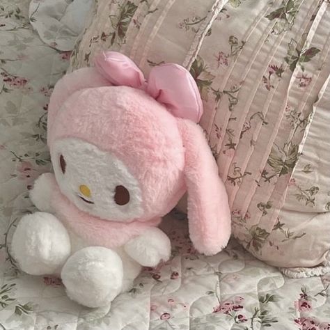 Melody Plushie, Sanrio Aesthetic, Pink Academia, Pink Lifestyle, Hello Kit, Hello Kitty My Melody, Blogger Girl, My Melody, Just Girly Things