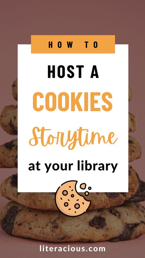 Share a delicious storytime with your little readers with this storytime time all about cookies perfect for kids from toddlers to early elementary school. Story Hour Themes, Story Time Themes Libraries, Toddler Storytime Ideas, Preschool Storytime Ideas, Cookie Storytime, Library Activities Elementary, Library Programs For Kids, Library Storytime, Baby Storytime