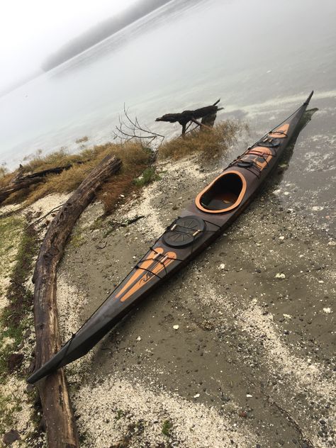 Mahogany Deck, Wood Kayak, Wooden Kayak, Yellow Cedar, Folding Boat, Canoe Building, Sea Kayak, Canoe Camping, Wooden Boat Building