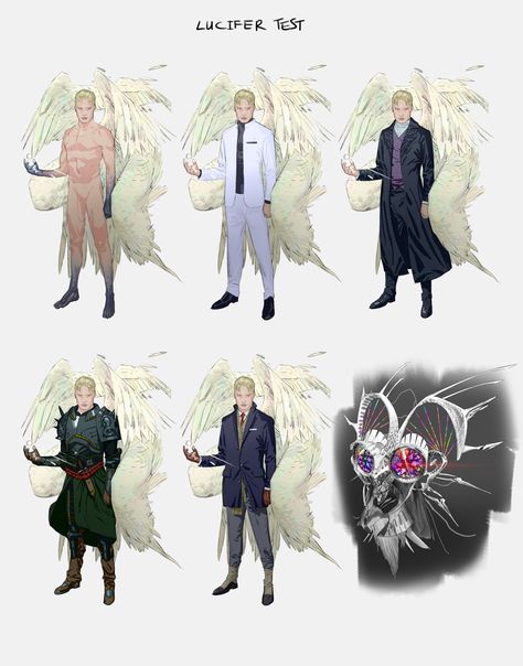 ArtStation - Lucifer outfit concepts Lucifer Marvel, Lucifer Morningstar, Man Character, Detective Comics, Angels And Demons, Dc Comics Art, Character Design Male, Drawing Reference Poses, Marvel Dc