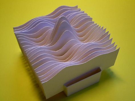 Slice Form, Cardboard Art Sculpture, Models Architecture, Rhythm Art, Art Deco Industrial, Paper Architecture, Concept Models Architecture, Conceptual Architecture, Cardboard Sculpture