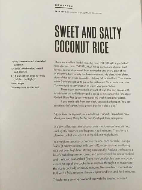 Chrissy Teigen's Sweet and Salty Coconut Rice. Oh man, this is just as good as she said it would be. Weeknight Sides, Chrissy Tiegan, Magnolia Recipes, Johanna Gaines, Chrissy Teigen Recipes, Salads Appetizers, Vegan Feast, Ramen Salad, Face Moisturizer For Dry Skin