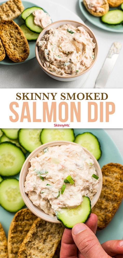 Healthy Seafood Dishes, Salmon Dip Recipes, Salmon Dip, Smoked Salmon Dip, Healthiest Seafood, Healthy Salmon, Red Food, Eating Recipes, Food Cooking